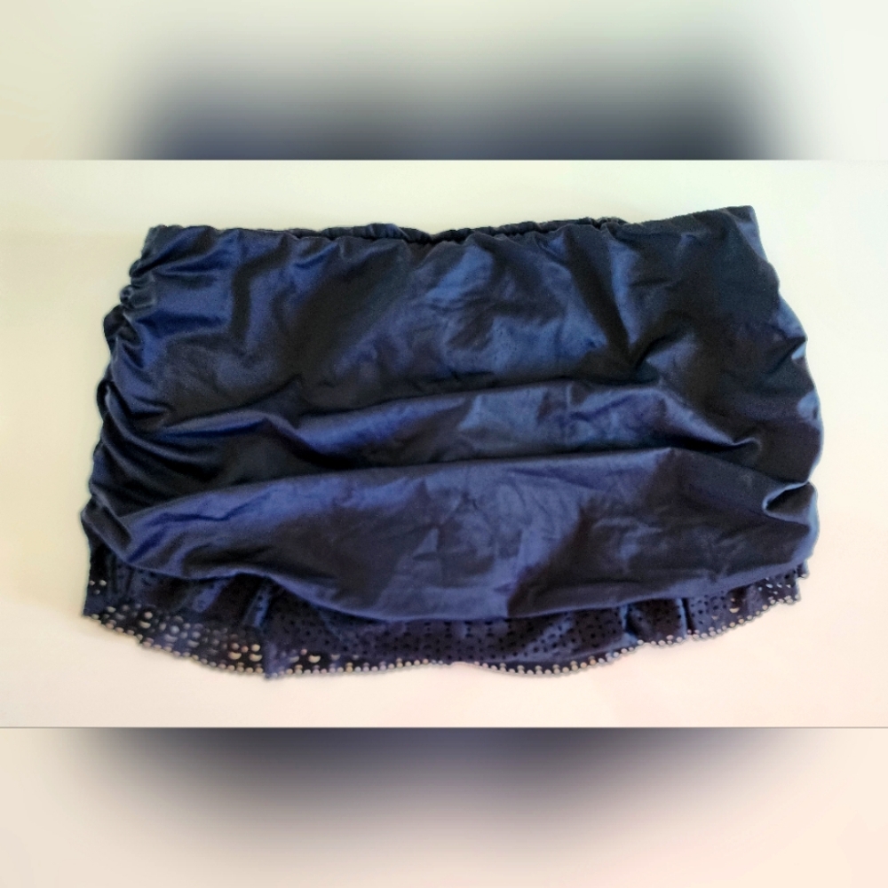 Venus Swim Ruched Swim Bottom Plus Size 16, Black
